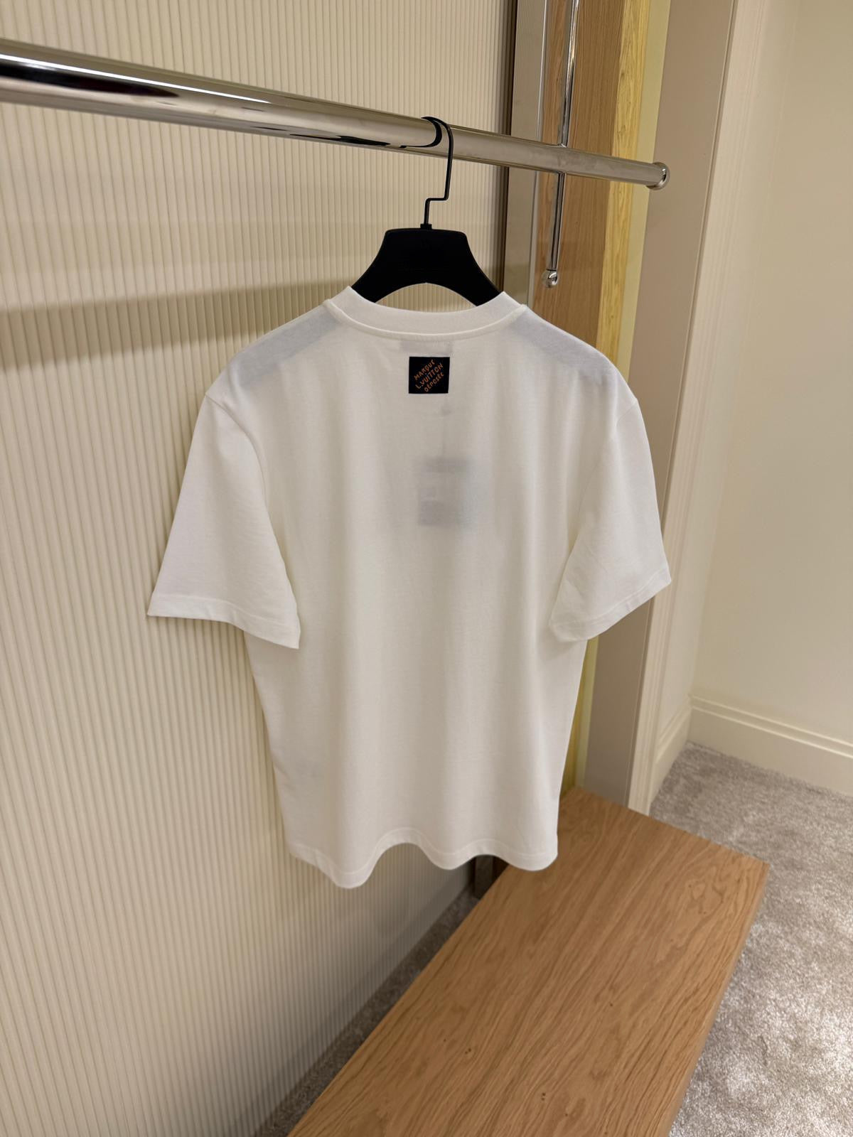Louis Vuitton “LV Lovers” Embroidered Tee – White