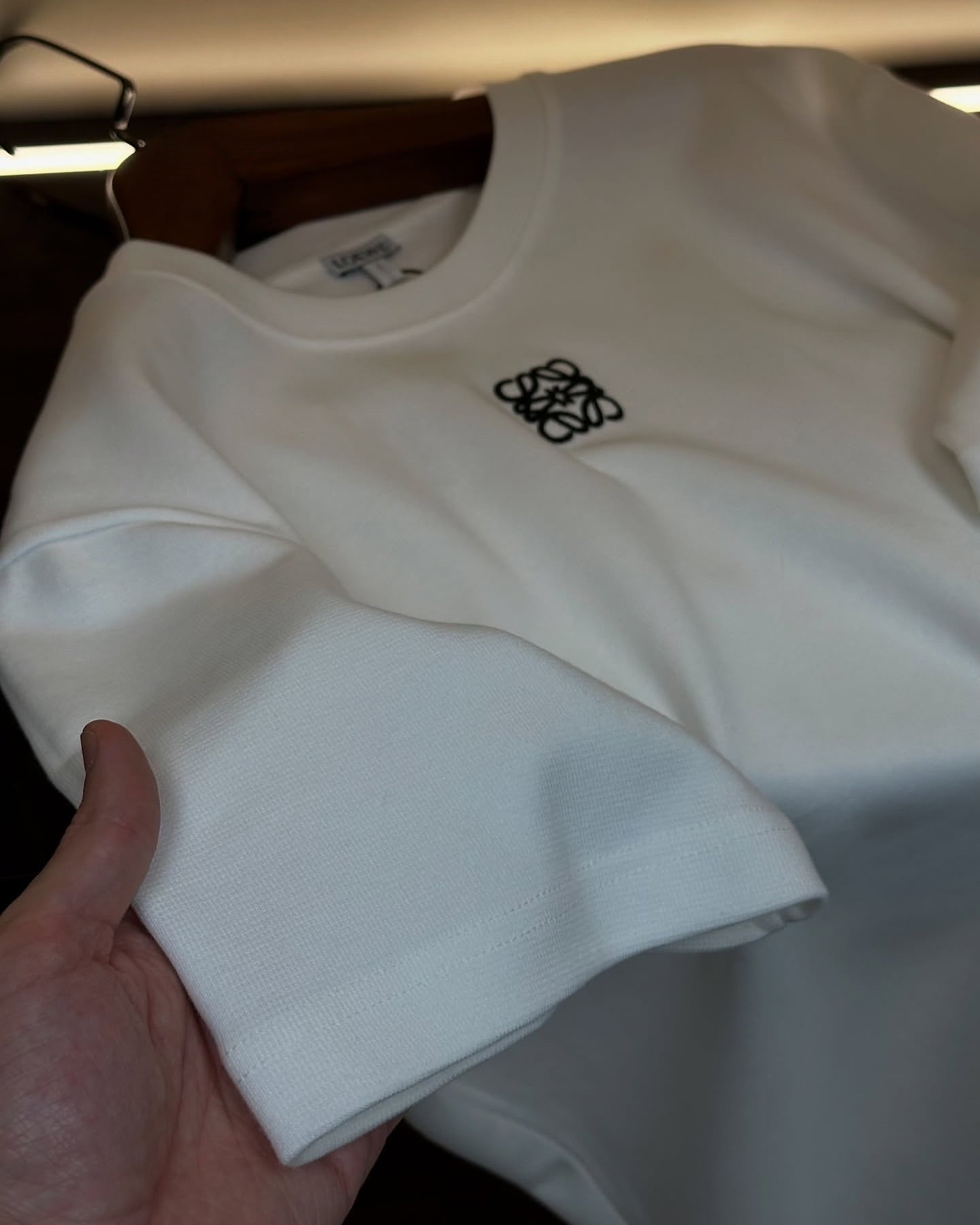 Loewe white Anagram Logo T-Shirt