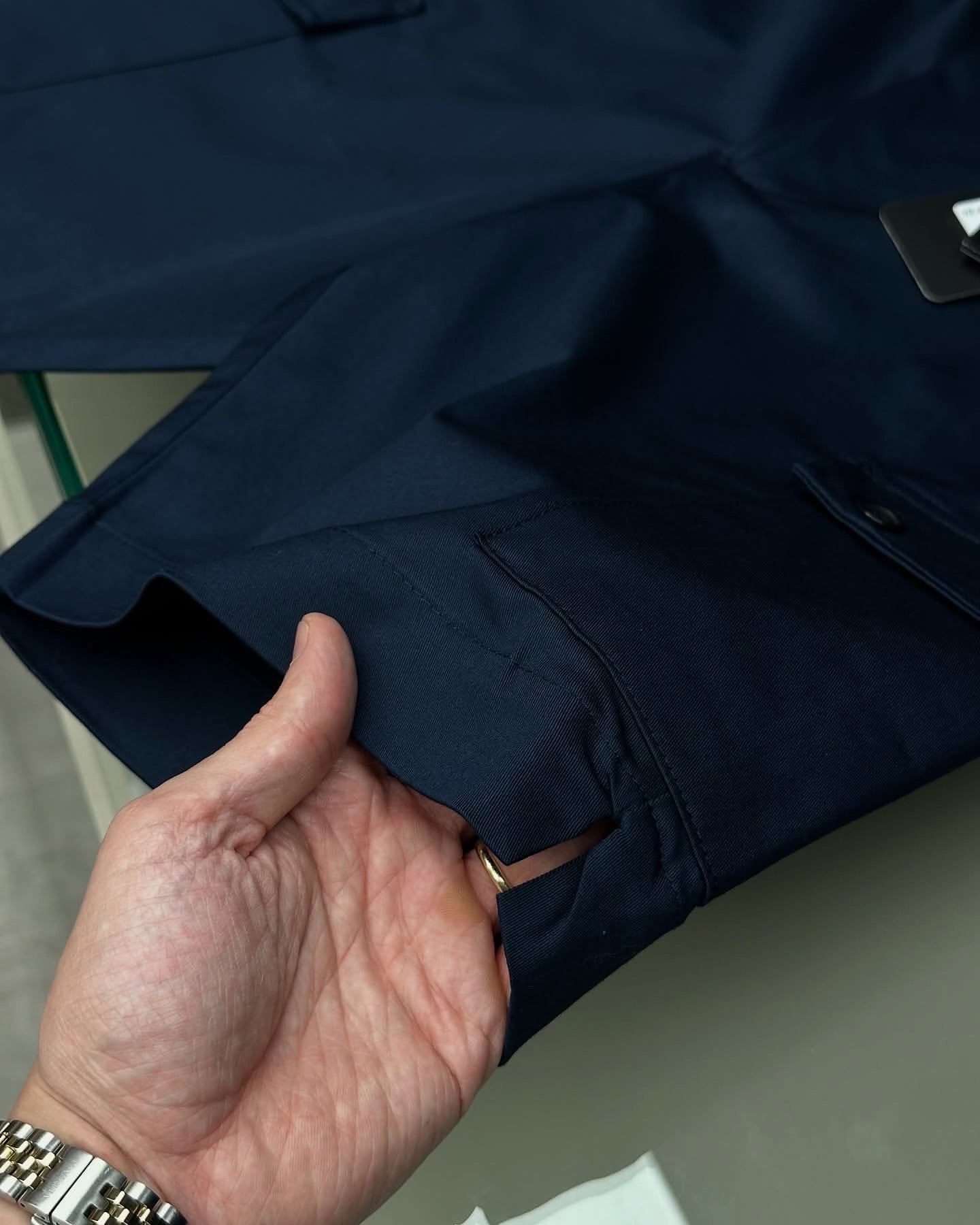 Dolce & Gabbana Navy Blue Technical Cargo Short