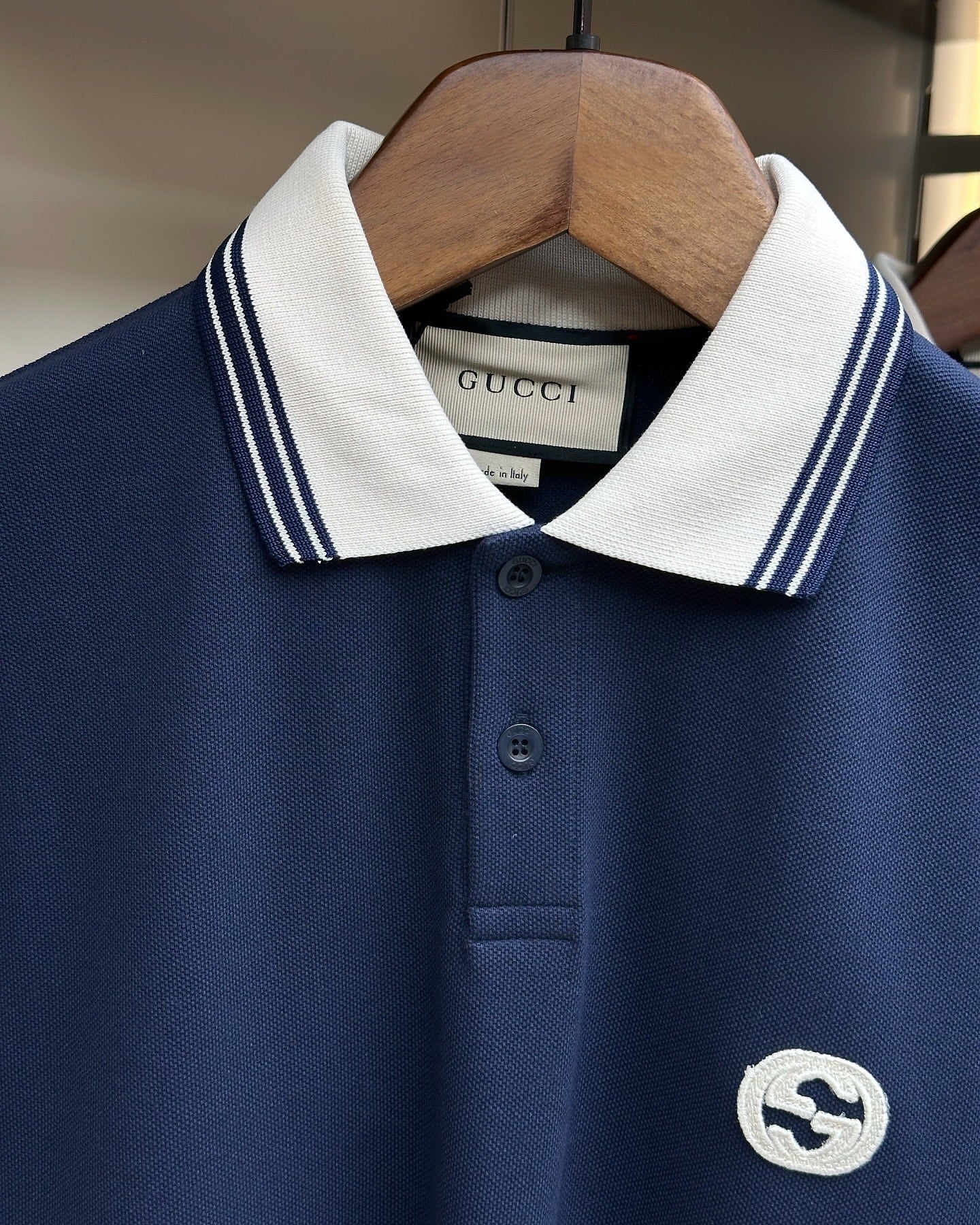 Gucci Classic Logo Embroidered Polo Shirt