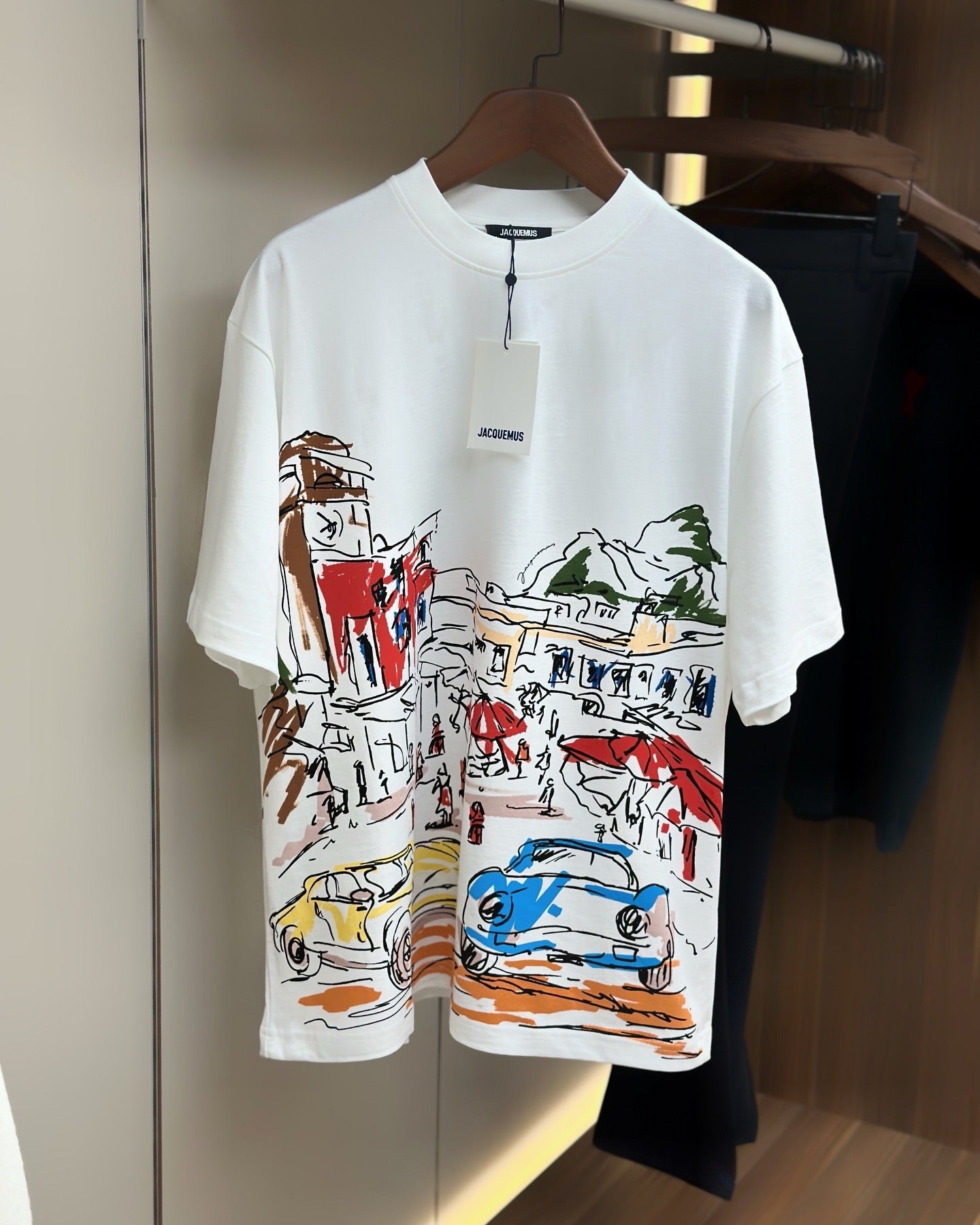 Jacquemus Riviera Sketch T-Shirt White (Oversize)