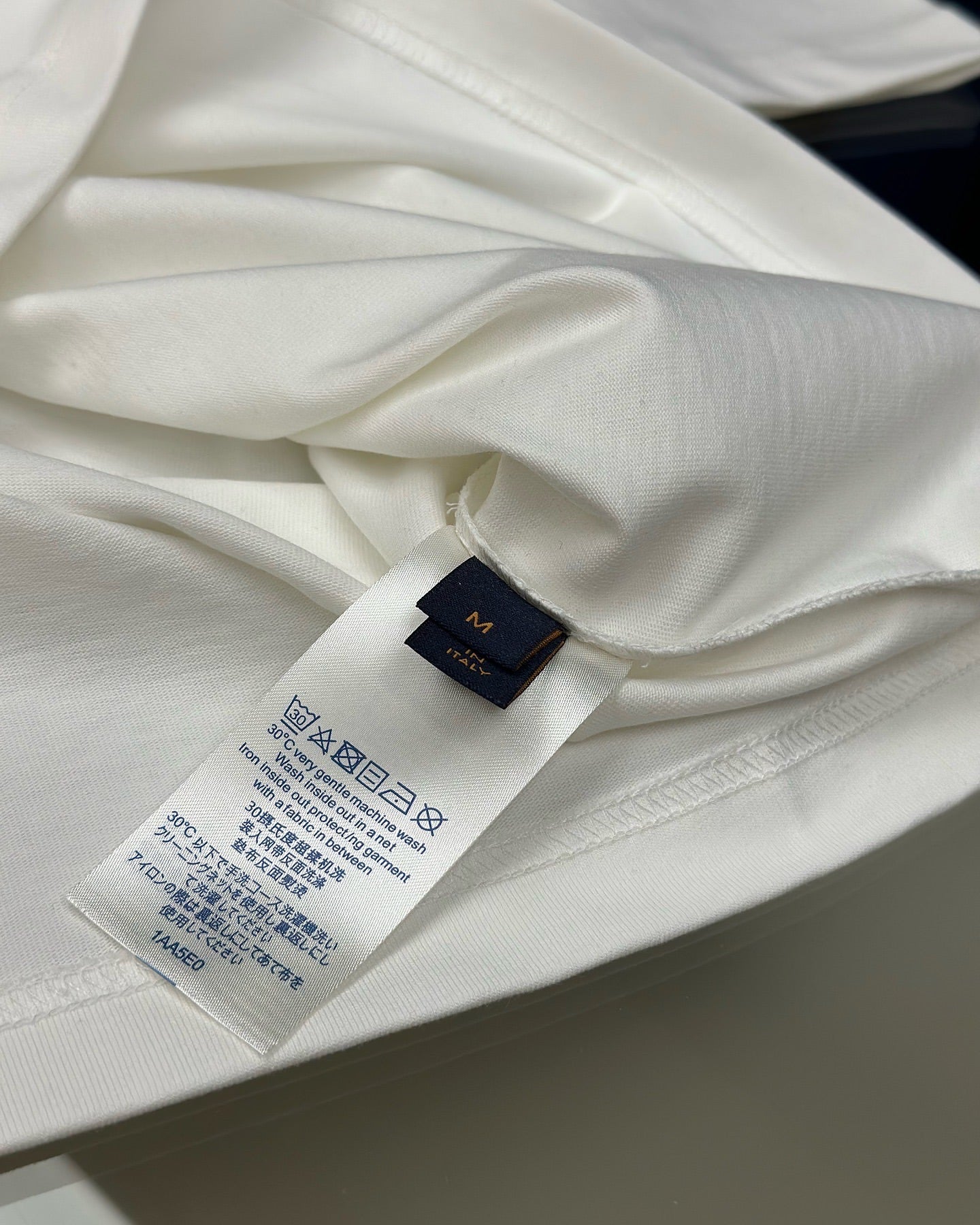 Louis Vuitton Embossed White T-Shirt