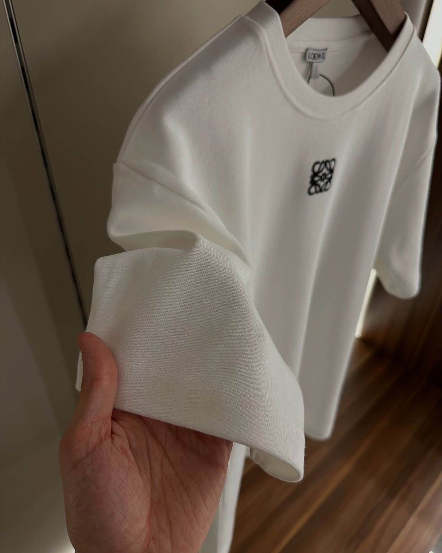 Loewe white Anagram Logo T-Shirt