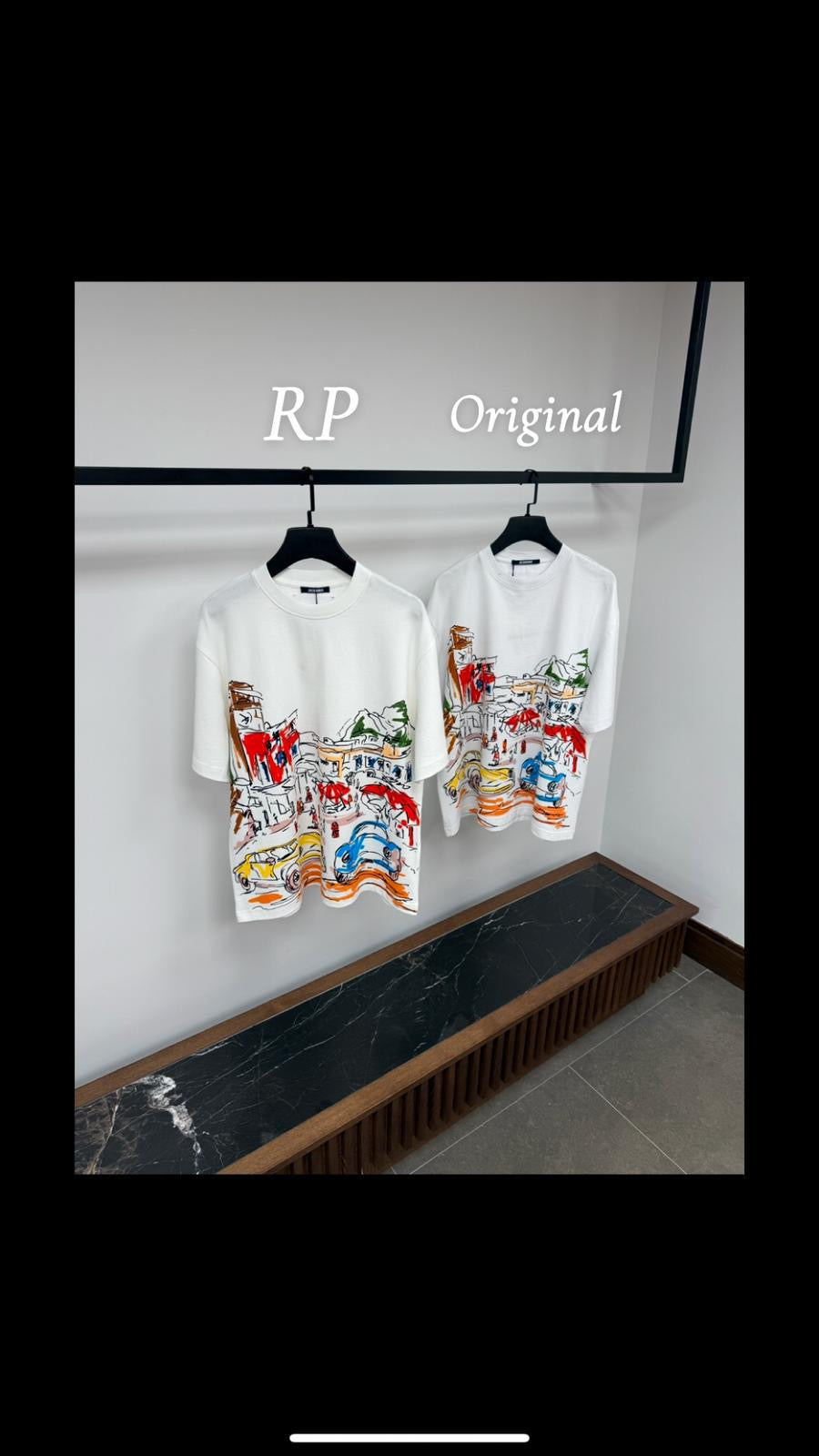 Jacquemus Riviera Sketch T-Shirt White (Oversize)