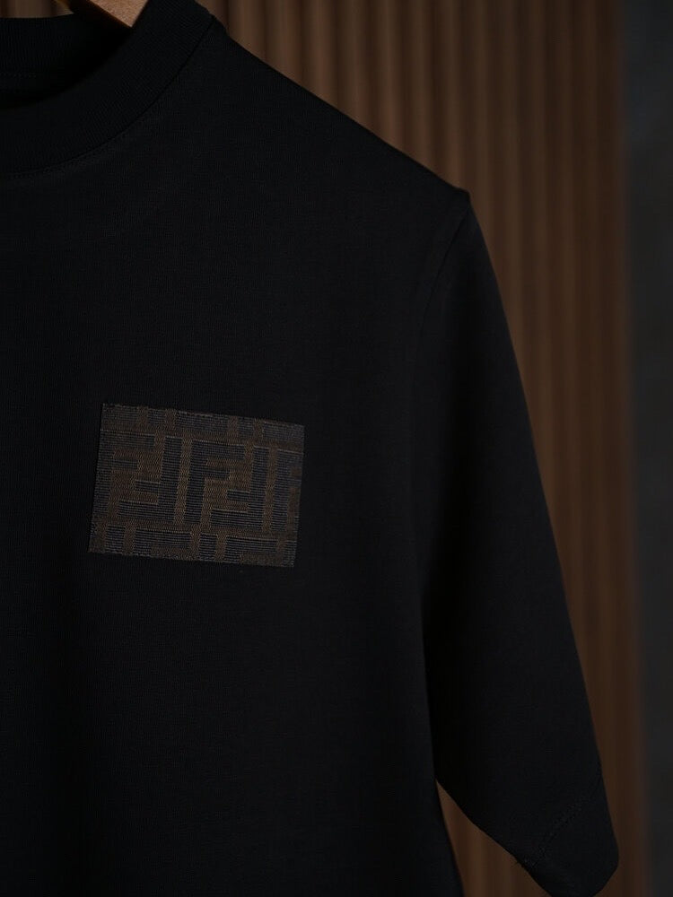 Fendi Classic Black FF Patch T-Shirt
