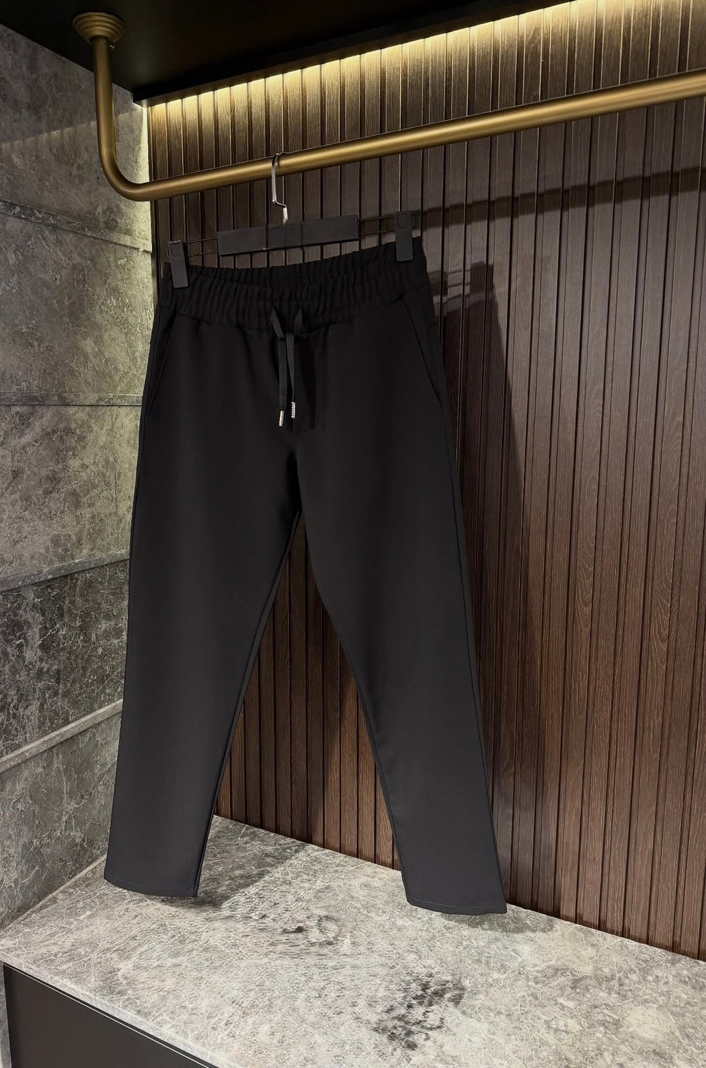 Prada Black Technical Jogger Pants with Cargo Pocket & Logo Detailing