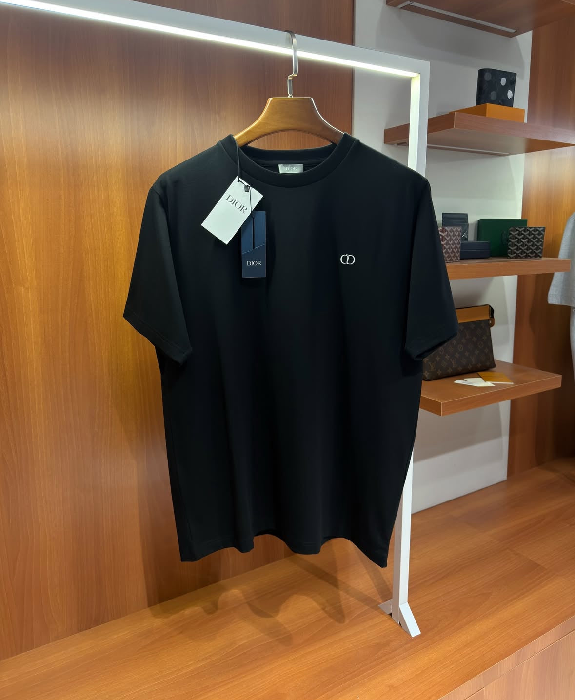 Classic Noir Logo T-Shirt by Dior - CBLACK