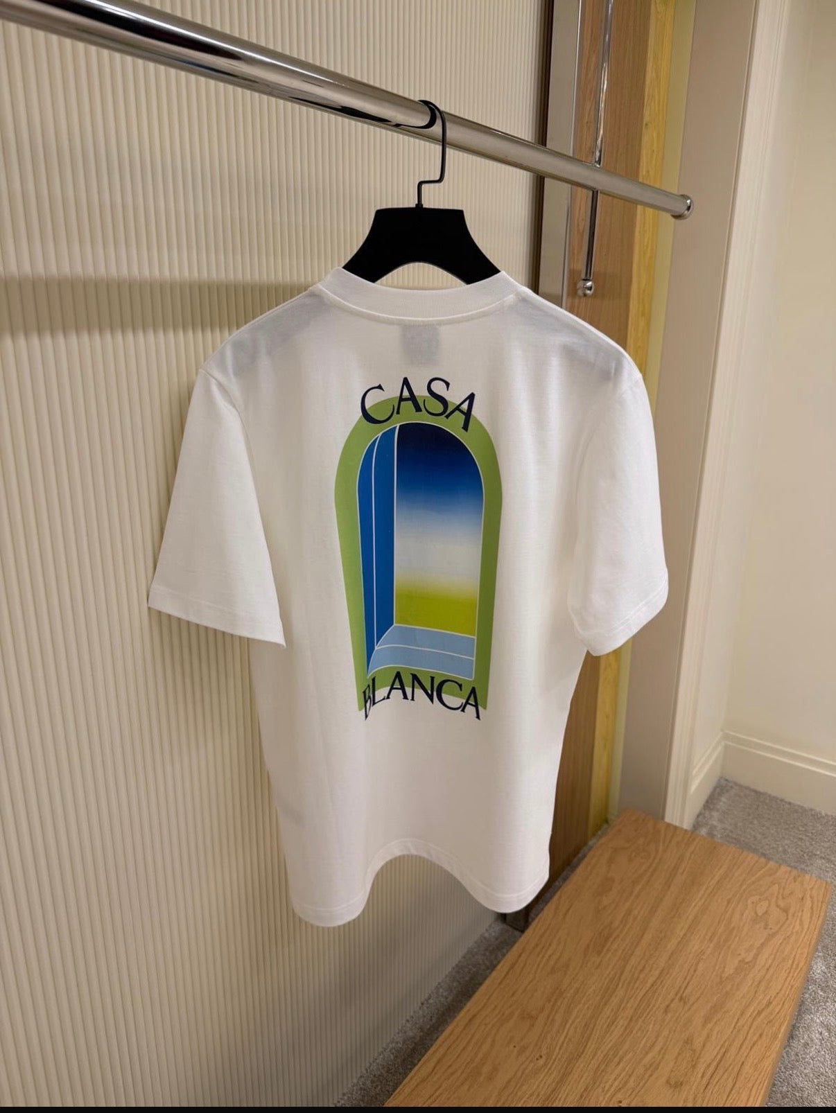 CASA BLANCA Graphic Back Print White T-Shirt – Premium Cotton – Unisex