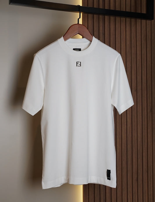 Fendi WhiteLogo Badge T-Shirt