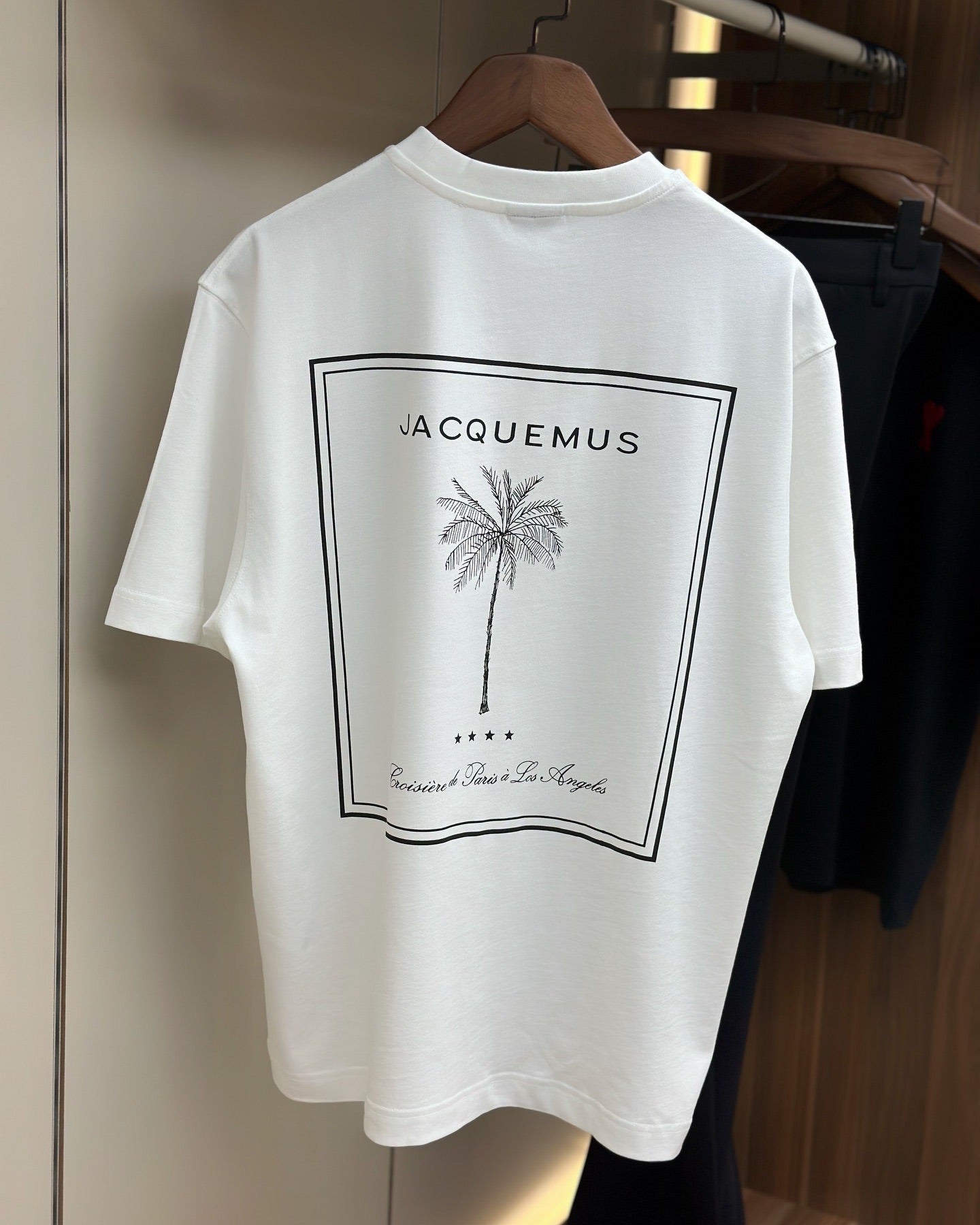 Jacquemus White Palm Tree Graphic T-Shirt
