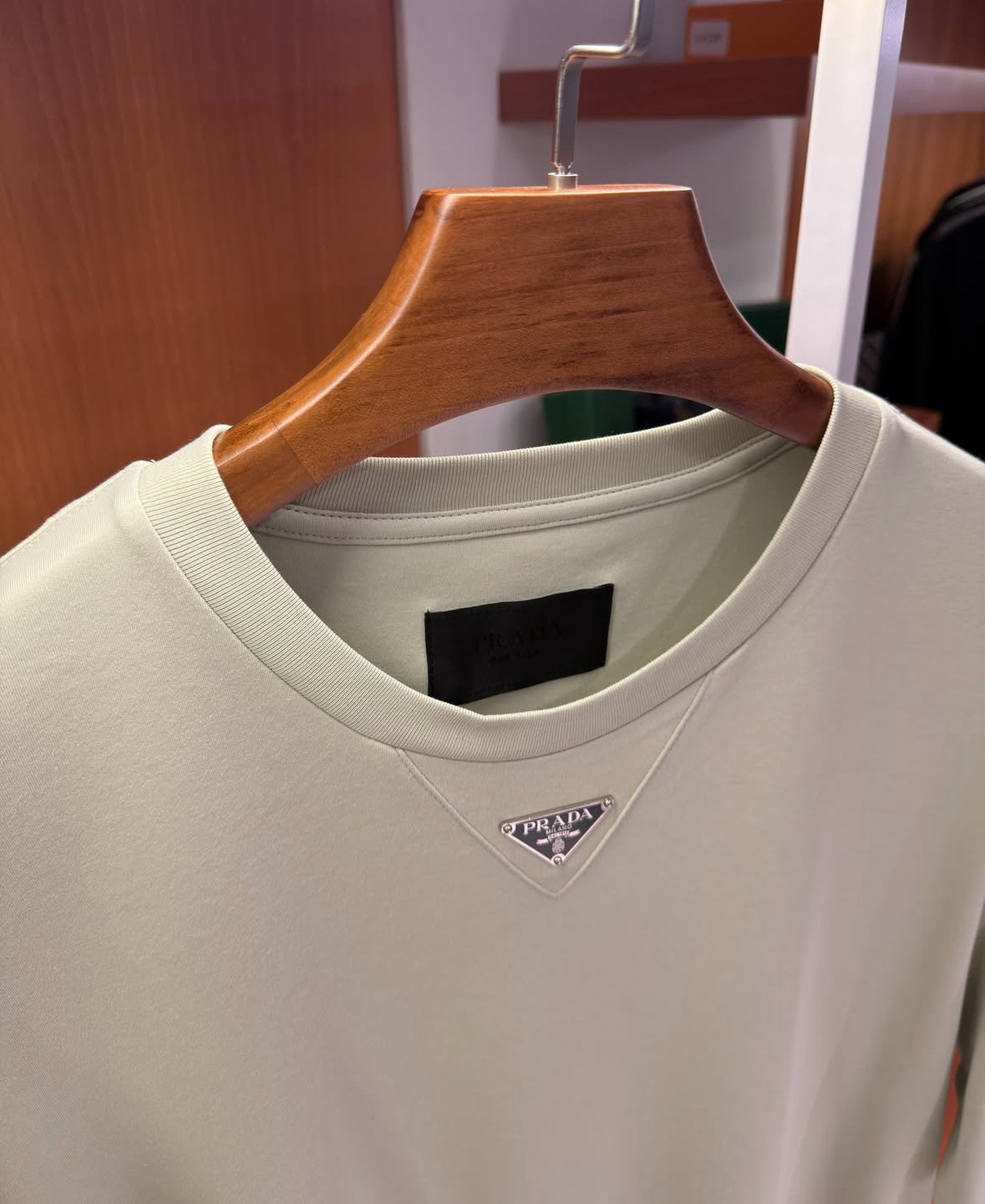 Minimalist Luxury Logo T-Shirt by Prada - CBLACK