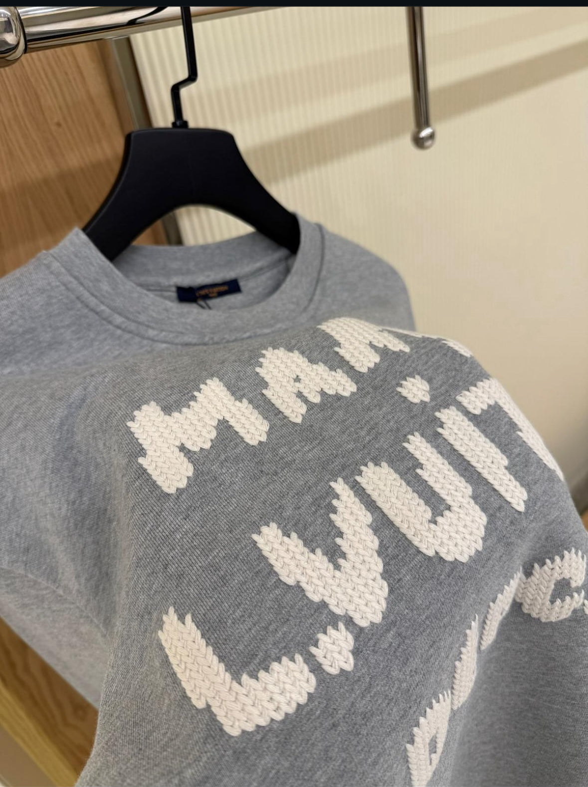 Louis Vuitton Embroidered Signature Sweatshirt.