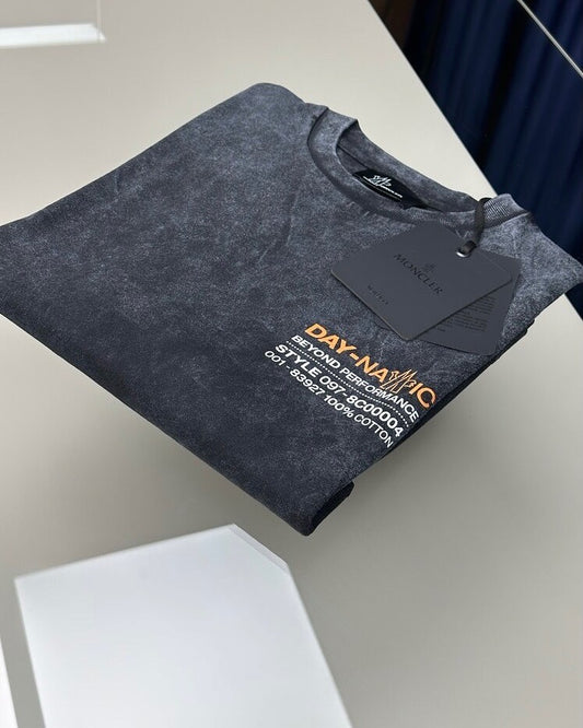 Moncler Grenoble Graphic Tee – Washed black