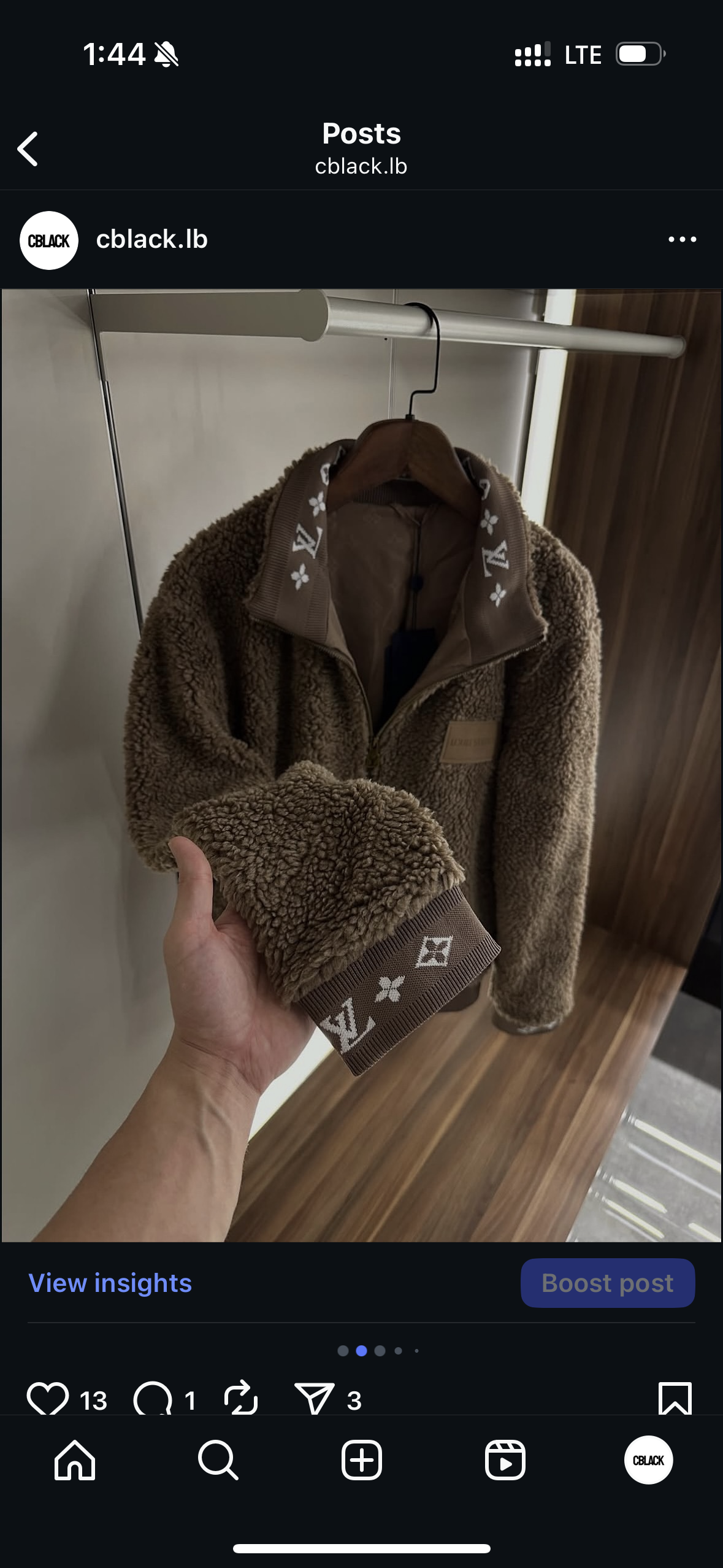 Jacket Lv - CBLACK