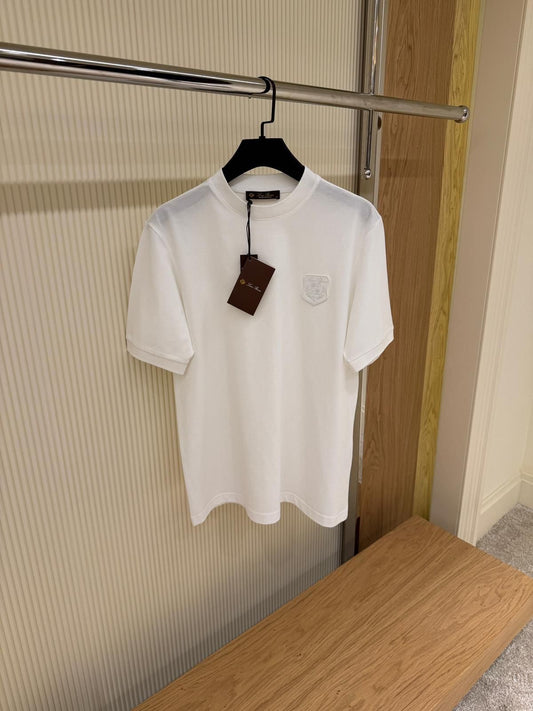 Loro Piana Signature Crest T-Shirt – White