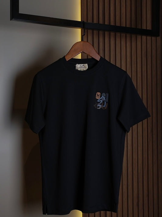 Hermès Midnight Équestre Cotton Tee