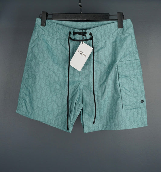 Dior Aqua Monogram Swim Shorts Luxury Summer Statement