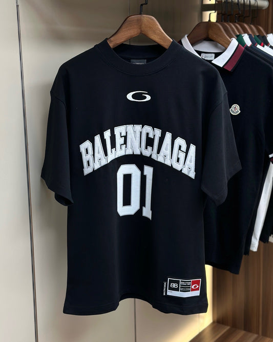Balenciaga x Oakley “01 Varsity” Oversized T-Shirt – Black Edition