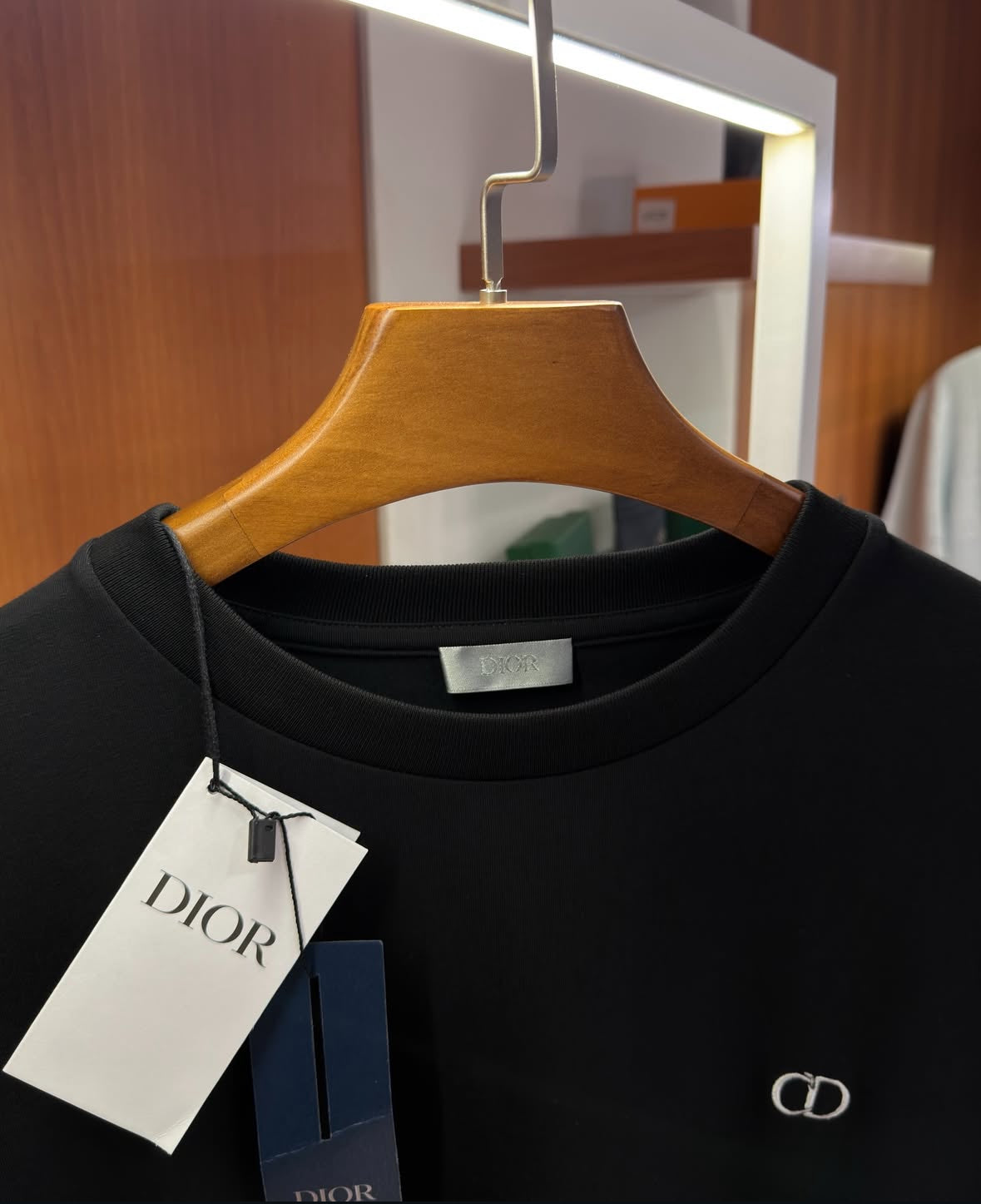 Classic Noir Logo T-Shirt by Dior - CBLACK
