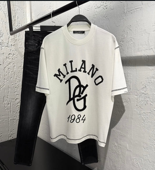 Dolce & Gabbana “Milano 1984” Graphic T-Shirt white