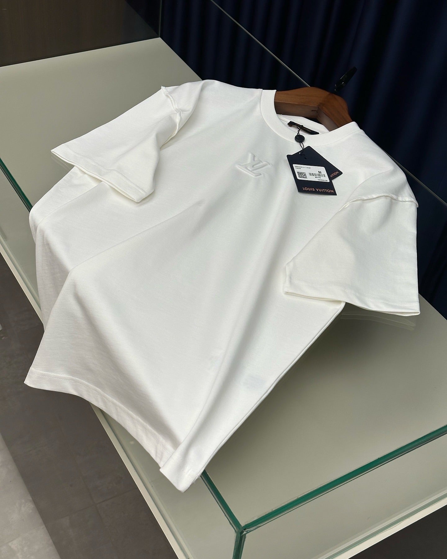 Louis Vuitton Embossed White T-Shirt