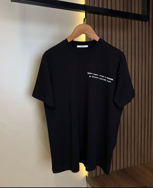 GIVENCHY Signature Embroidered T-Shirt | Black