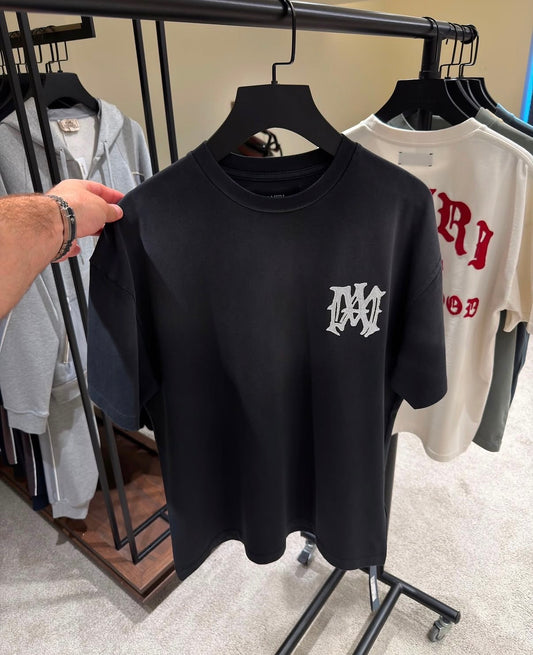 Amiri Hollywood Black Graphic T-Shirt – Oversized Premium Cotton