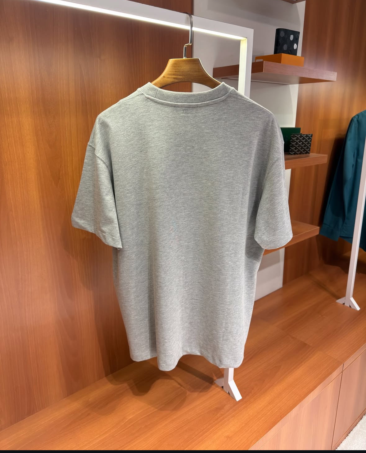 AMI Paris Grey Ami de Cœur T-Shirt - CBLACK