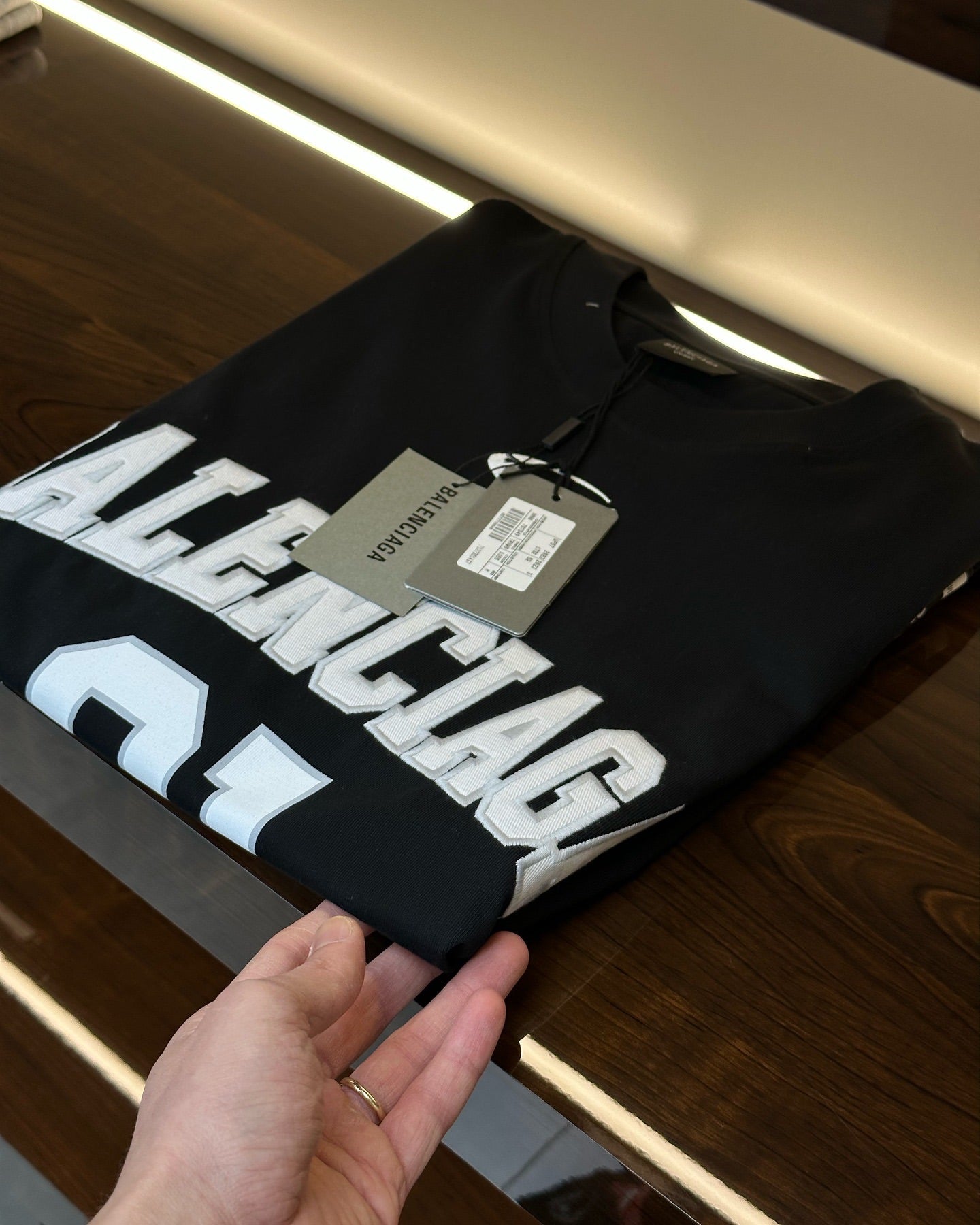 Balenciaga x Oakley “01 Varsity” Oversized T-Shirt – Black Edition