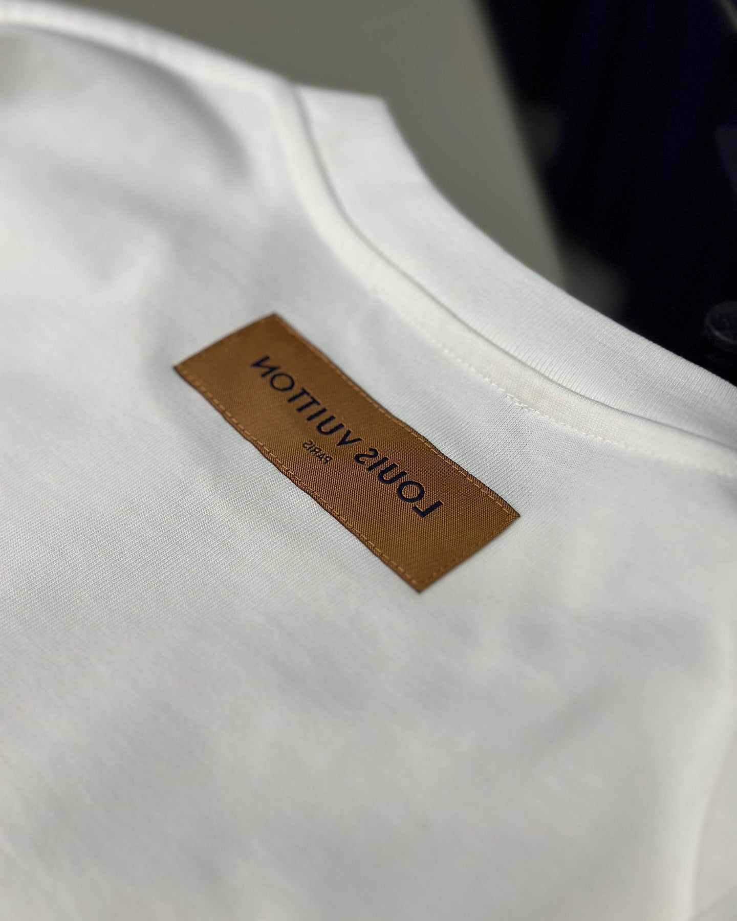 Louis Vuitton Embossed White T-Shirt