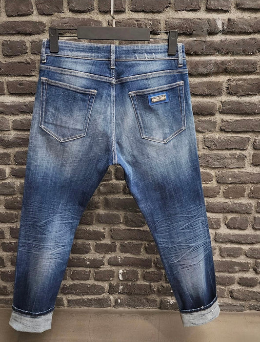 Dolce & Gabbana Washed Blue Jeans