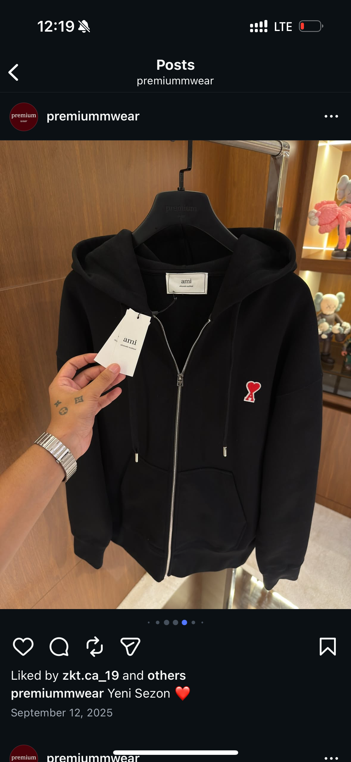 Jacket ami - CBLACK