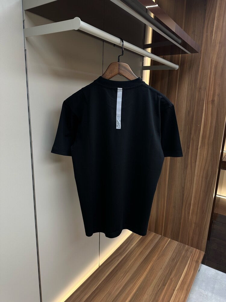 Dior Reflected Geometric Logo T-Shirt Black Edition
