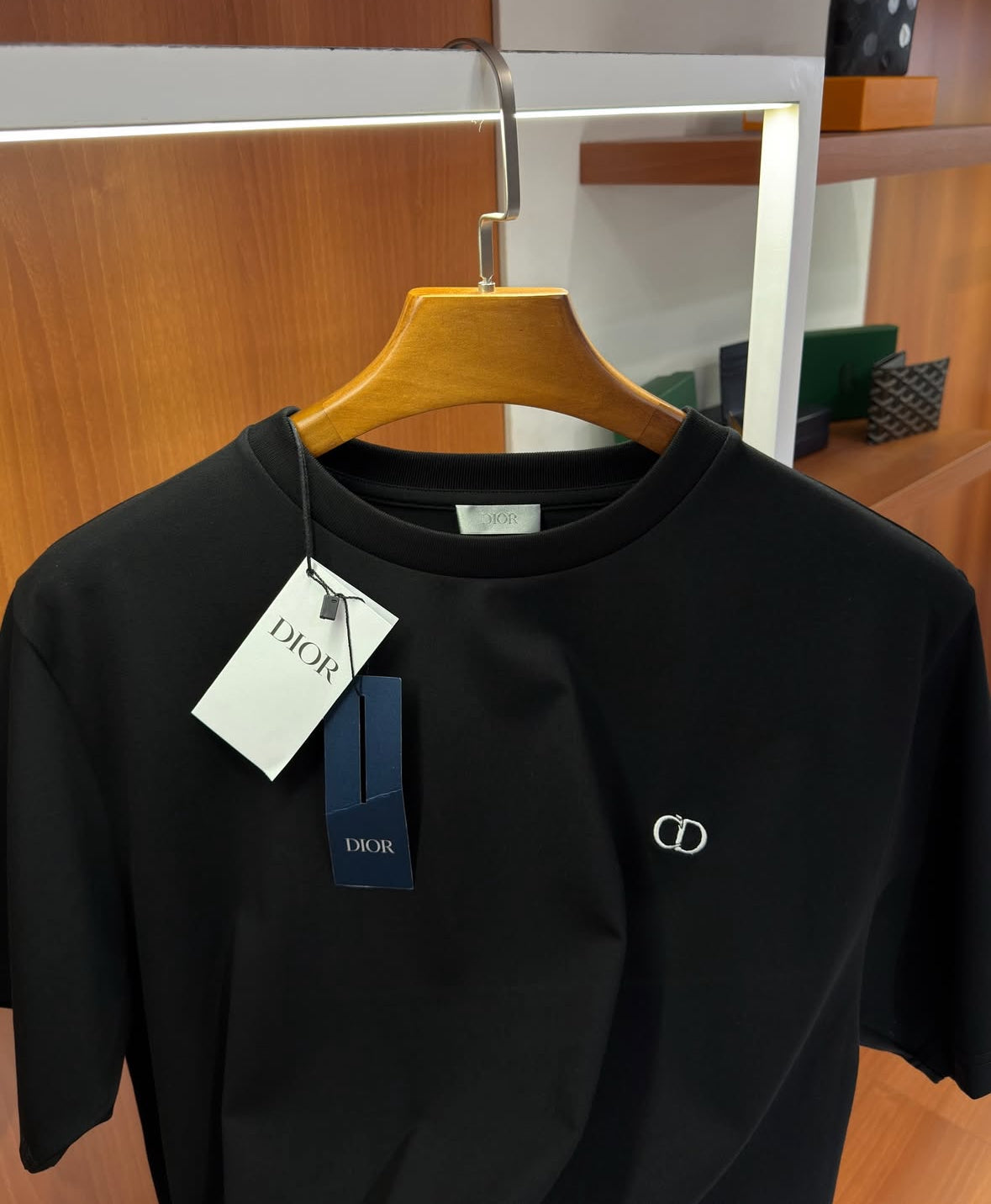 Classic Noir Logo T-Shirt by Dior - CBLACK