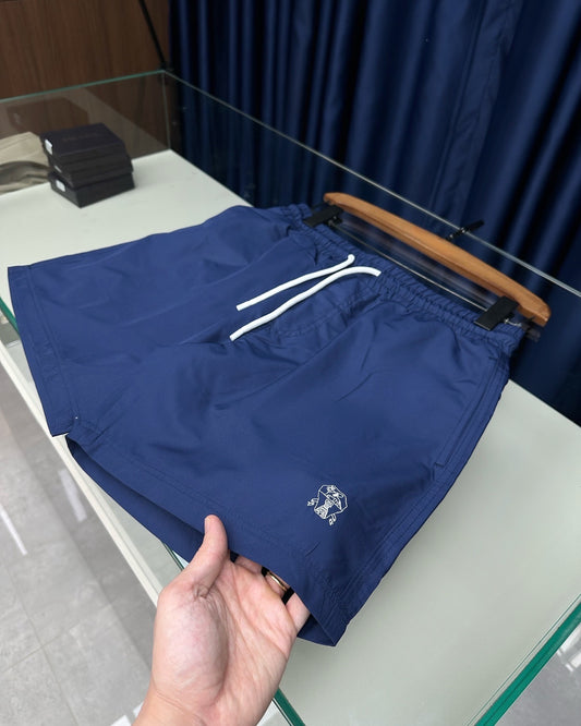 Brunello Cucinelli Navy Blue Swim Shorts – Refined Summer Essential