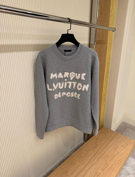 Louis Vuitton Embroidered Signature Sweatshirt.