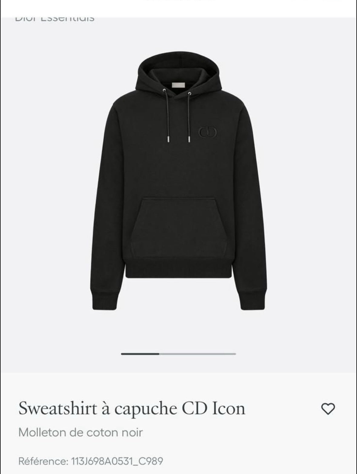 Hoodie à capuche CD Icon (CD Icon Hooded )