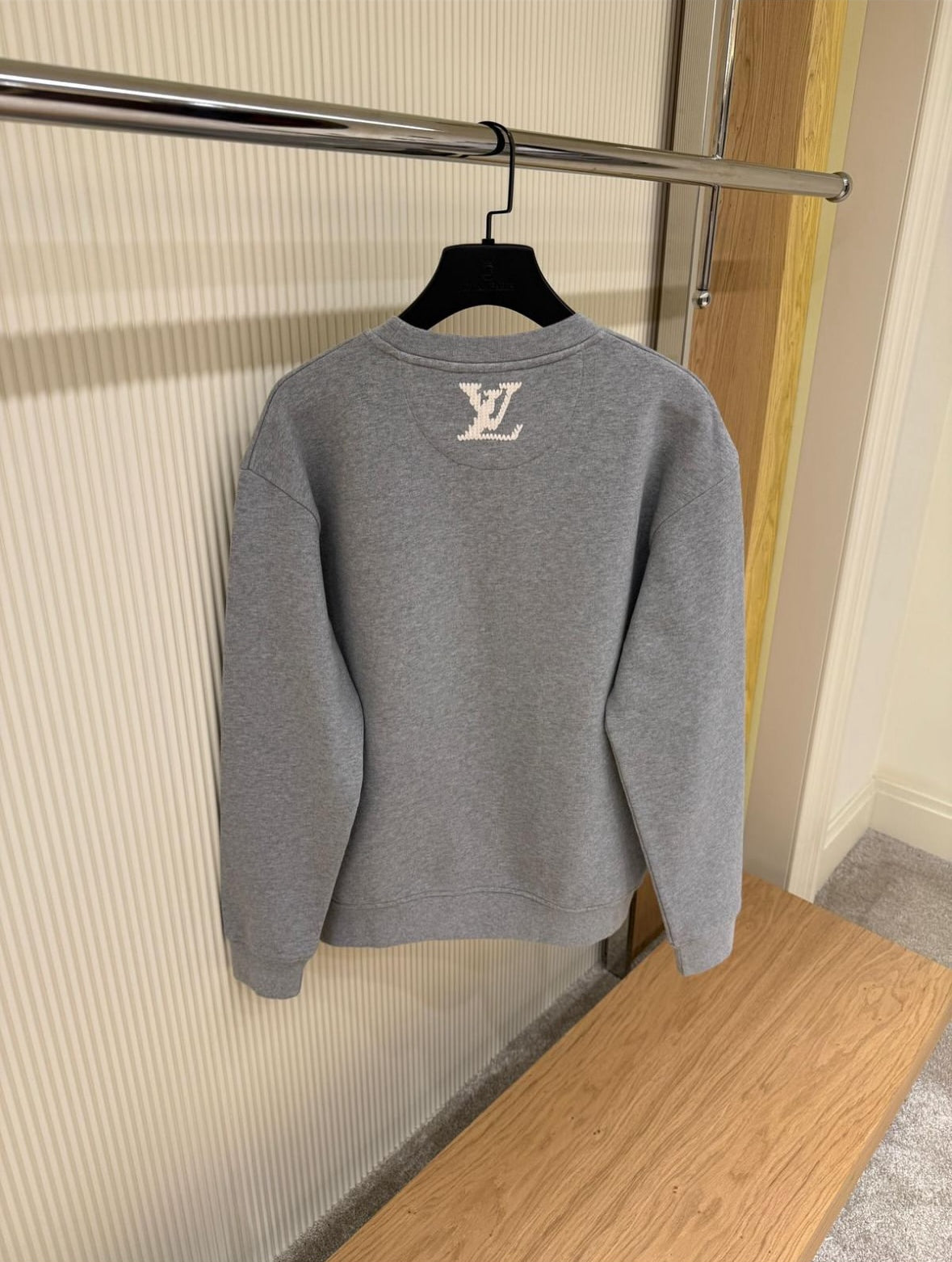 Louis Vuitton Embroidered Signature Sweatshirt.