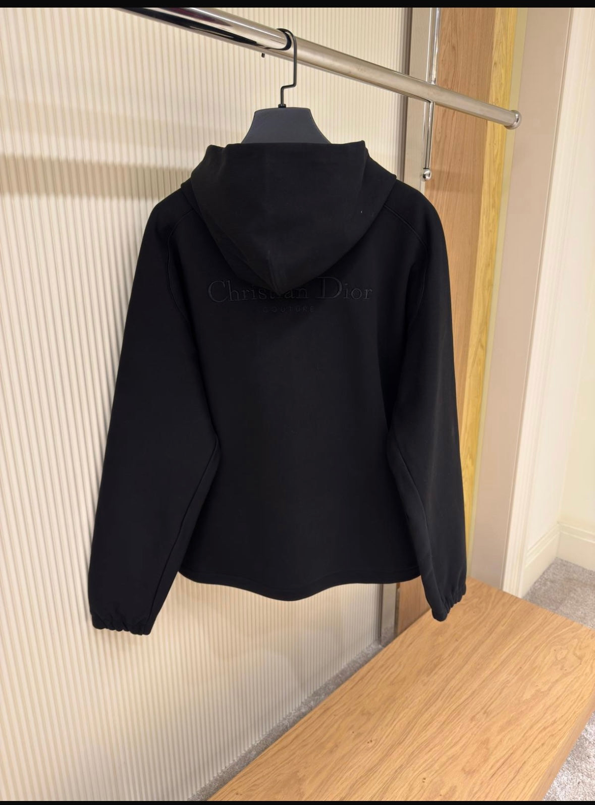 Double Face Reversible Zip Hoodie dior Black - CBLACK