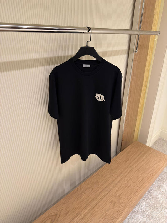 Christian Dior black T-Shirt with Embroidered Eye Logo