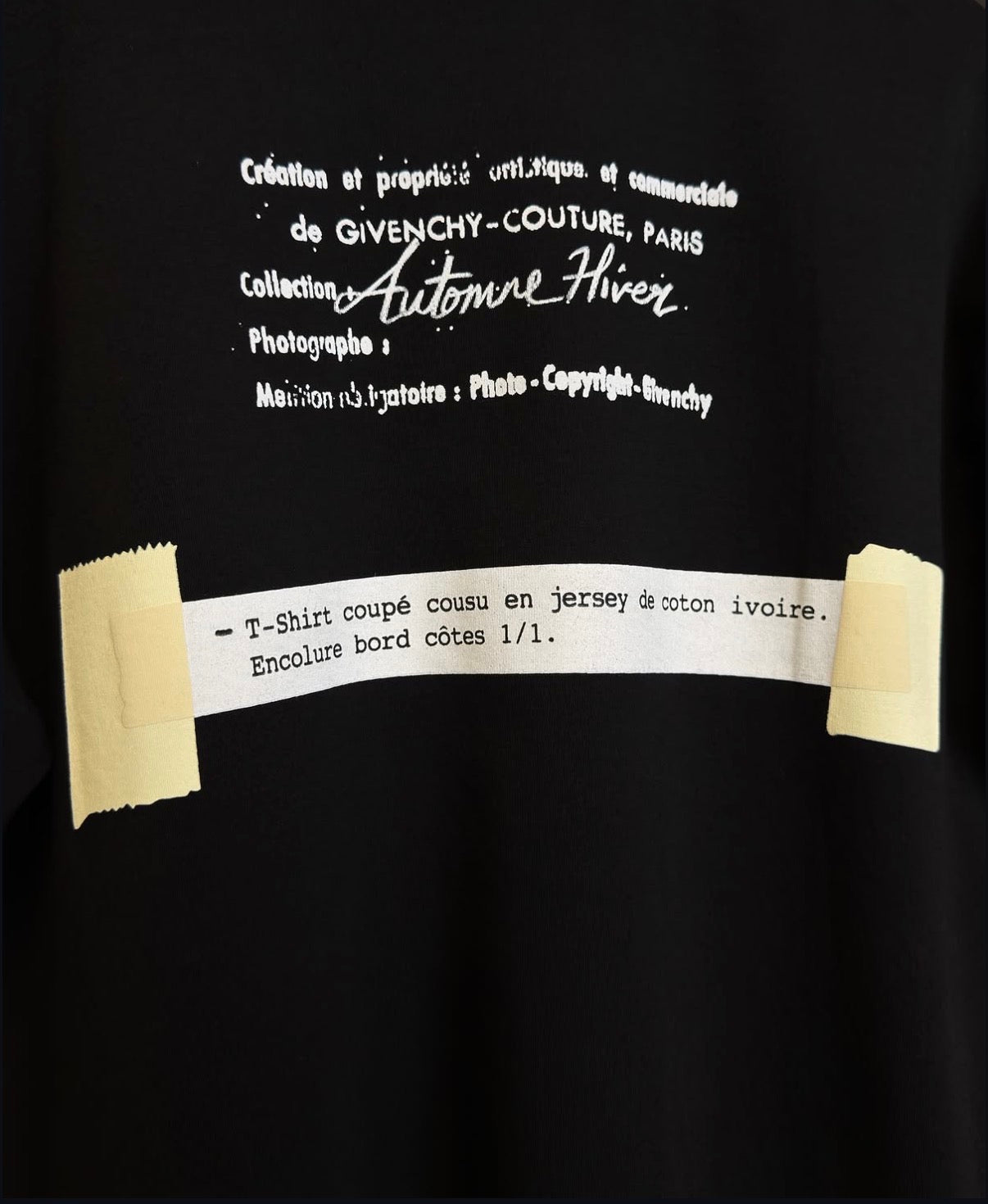 GIVENCHY Signature Embroidered T-Shirt | Black