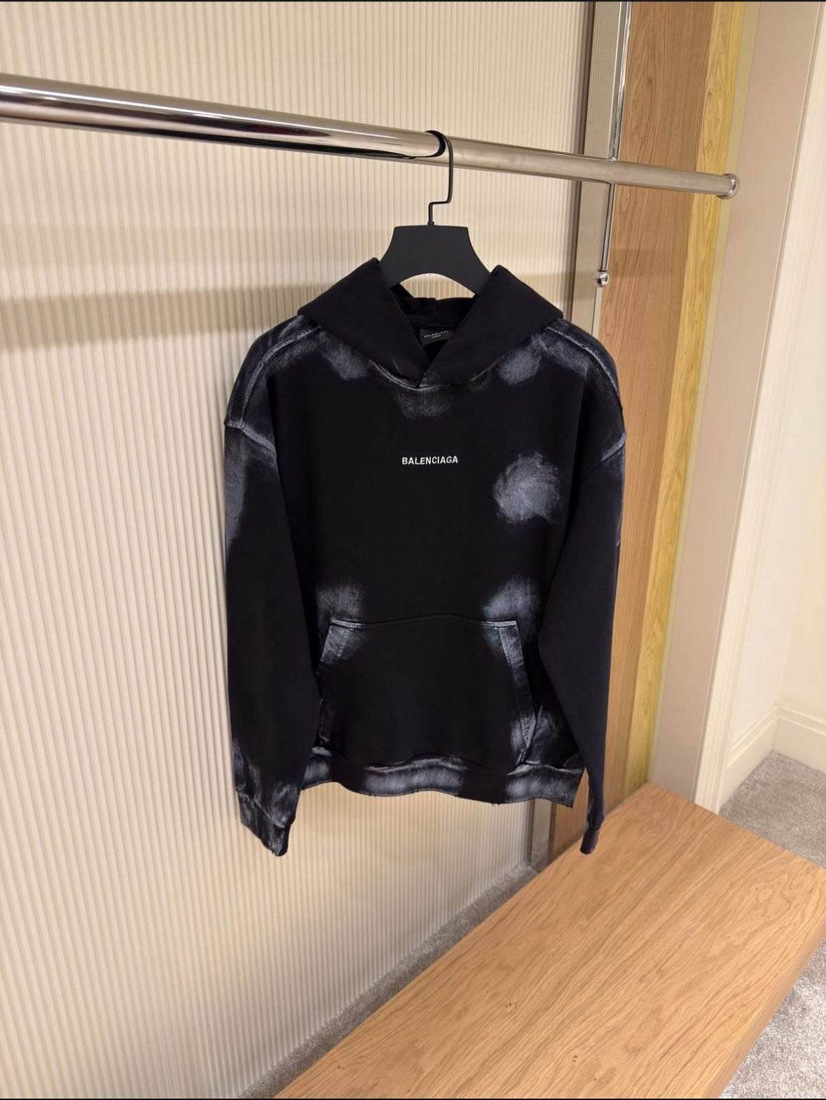 Balenciaga Washed Effect Hoodie