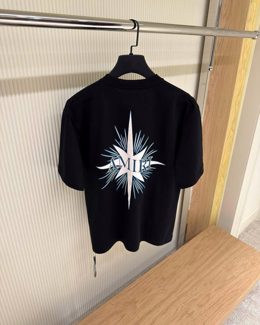 AMIRI Compass Star Logo T-Shirt – Black