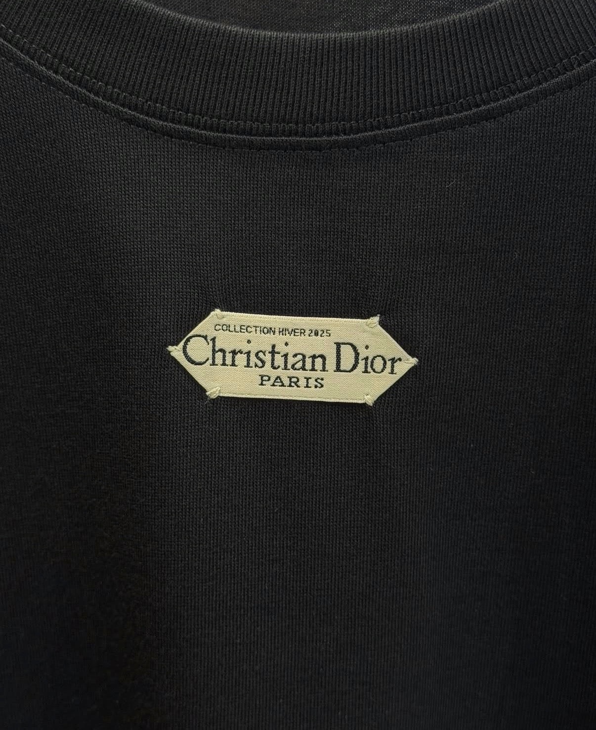Dior Diamond Logo Black T-Shirt