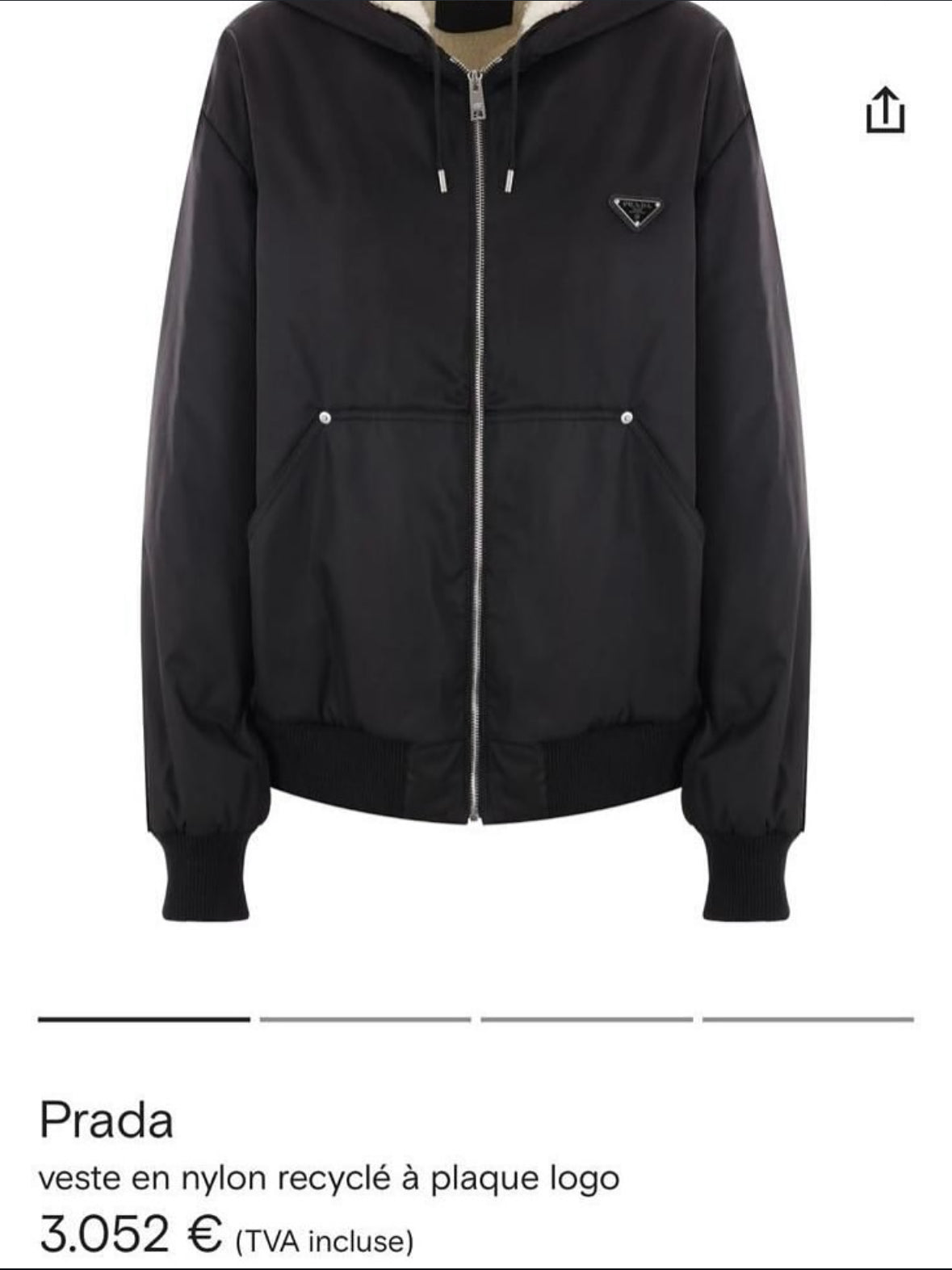 Jacket Prada - CBLACK