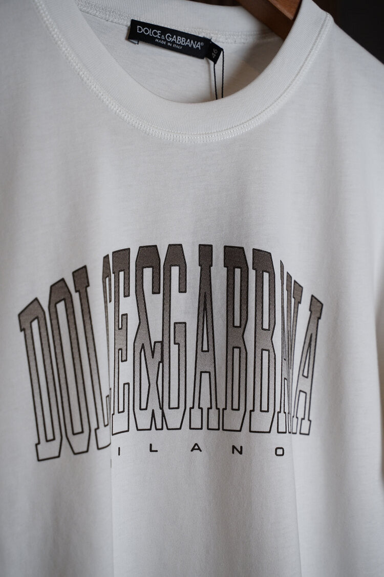 Dolce & Gabbana Milano Arch Logo T-Shirt – White