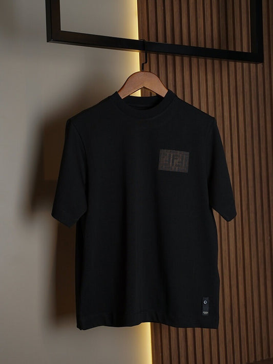 Fendi Classic Black FF Patch T-Shirt