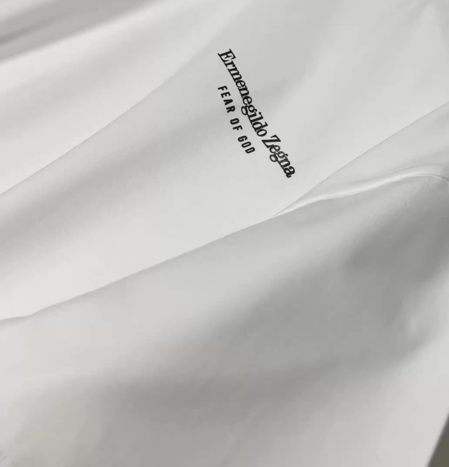 White Zegna x Fear of God T-Shirt